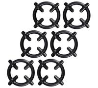 Uonlytech Lot De 6 Supports De Cuisinière à Gaz En Fer Noir Pour Cafetière Et Poêle, Compatibles Pour Maison Et Restaurant, Accessoires Solide Pour Plaques De Cuisson