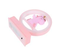 Uonlytech lumière de nuit led, boîte à musique licorne avec lumière led, lampe de table licorne pour cadeau de Noël anniversaire fille (1pcs, rose)