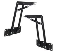 Uonlytech Mécanisme de Levage Réglable pour Table Basse Pliable en Fer Support Pneumatique Stable, Design Portable et Pliable, pour Usage Maison ou Extérieur