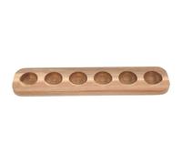 Uonlytech Porte-œufs Rangement Ample 6 Compartiments en Bois Élégant et Simple Support à Œufs de Poule pour Œufs Cuisine ou Maison