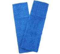 Uonlytech Recharge Absorbantes 2pcs Polaire Tête de Balai en et Corail de Lingettes de Rechange Lavables Main pour Sols Durs et Lisses à Usage Domestique