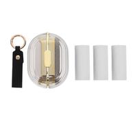 Uonlytech Rouleau Anti-peluches Portable pour Vêtements et Sièges de Voiture, Mini Brosse Adhésive Réutilisable avec 3 Rouleaux Rechargeables, Design Double Face et Poignée Semi-circulaire