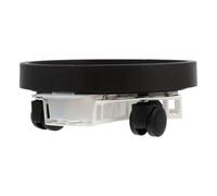 Uonlytech Support Mobile de Noir Fleurs Pot, pour roulettes Plateau | Plastique Robuste, Forte Capacité Portante, Usage Intérieur et Balcon, pour Pot et Jardinière