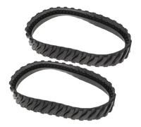 Uonlytech Traces de pneus de Nettoyage de Piscine, Lot de 2, Caoutchouc Noir, pour Robot de Piscine, Compatible avec Zodiac MX8, Balai aspirateur Piscine, Maintenance Facile