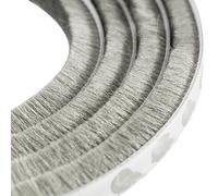 UOOOM Bande de Brosse Autocollante Anti-poussière 9mm x 5mm (Gris)