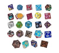 Uoqpty Calendrier De L'Avent - Compte À Rebours Pour 24 Jours Avec Des Dés | Dés Mystère | Pour Les Adolescents Les Femmes Et Les Hommes Pour Le Jeu De Rôle Sur Table Pendant La Saison Des Fêtes
