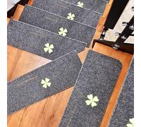 uoXHFdh 9 x 22 Pouces, Ensemble de 15 Tapis d'escalier Lumineux for escaliers intérieurs, marches et moquettes(2)