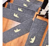 uoXHFdh 9 x 22 Pouces, Ensemble de 15 Tapis d'escalier Lumineux for escaliers intérieurs, marches et moquettes(5)