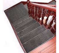 uoXHFdh Ensemble de 5 Tapis Sol Autocollants d'intérieur for escaliers, destinés aux Personnes âgées, Enfants et Animaux domestiques(2,65 * 24+3cm)