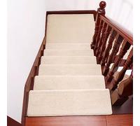 uoXHFdh Ensemble de 5 Tapis Sol Autocollants d'intérieur for escaliers, destinés aux Personnes âgées, Enfants et Animaux domestiques(10,65 * 24+3cm)