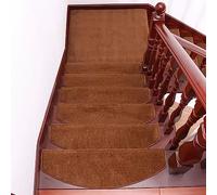 uoXHFdh Ensemble de 5 Tapis Sol Autocollants d'intérieur for escaliers, destinés aux Personnes âgées, Enfants et Animaux domestiques(14,75 * 24+3cm)