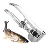 Uozonit Presse-ail, Presse-ail,Presse-ail Manuel en Acier Inoxydable, râpe à ail - Gadgets de Cuisine 5 en 1, Casse-Noix de pécan pour Noix, Noix, Hachoir à ail Multifonctionnel pour Gingembre