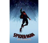 Up Close Poster Spider-Man - Into The Spider-Verse [Fall] (61cm x 91,5cm) + 2 tringles Noires avec Suspension