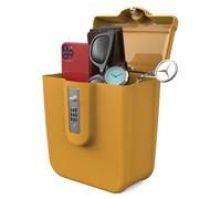 UP Security Boîte de verrouillage avec serrure à combinaison pour les essentiels de vacances à la plage, petit coffre-fort portable pour voyage, croisière, boîte de rangement en plein air pour argent