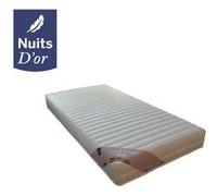 Up Visco Matelas 2x 80x200 Mousse Mémoire de Forme 55 Kg/m3 -Soutien Très Ferme Nuits d'Or G
