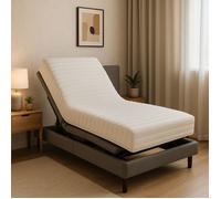 Up Visco Matelas 2x 70x190 pour Sommier électrique ou mécanique - Hauteur 20 Cm - Nuits d'Or G