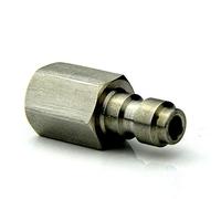 UP100 Lot de 2 tuyaux de charge PCP mâles à déconnexion rapide filetage femelle 1/8 BSPP en acier inoxydable (1/8 BSPP)