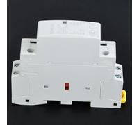 UPALDHOU Contacteur CA Domestique 2P 20A, Compact sur Rail DIN 35mm (24V) | Matériau isolant supérieur, installation facile, pas de bruit