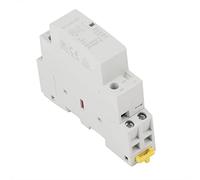 UPALDHOU Contacteur CA Domestique 2P 20A, Compact sur Rail DIN 35mm | Matériau isolant supérieur, installation facile, pas de bruit