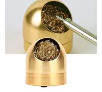 UPALDHOU Fil de Soudure Nettoyant, Alliage Durable en Cuivre et Acier | Fonctionnement manuel, Construction robuste, Idéal pour les pannes de fer à souder, Conception compacte