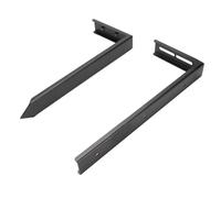 UPALDHOU Kit de Réparation de Poteau de Clôture en Acier Robuste, Piquet d'ancrage au Sol 17,3 X 6,7 Pouces pour Fixer des Clôtures en Bois Inclinées ou Cassées dans Le Jardin et la Cour