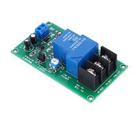 UPALDHOU Module Relais Temporisé 12V avec Fonction de Retard Réglable | Puce NE555, plage de retard 0,1-5 s, réglages des cavaliers, charge AC/DC 30A