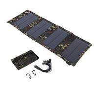 UPALDHOU Panneau Solaire Portable, Chargeur de Panneau Solaire USB Pliable 20 W, Silicium Monocristallin Pet avec étanchéité IP65, Sortie USB 5 V pour Camping, Randonnée, Voyage, Utilisation