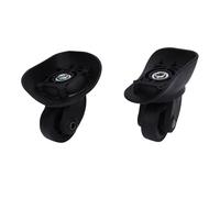 UPALDHOU Roues à Bagages de 1 Paire, ABS Suise de Voyage Universelle Silencieuse roulettes de Réparation Roues Accessoires de Bagages DIY pour TC284 TC294