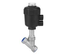 UPALDHOU Siège D'angle renforcé, DN20, Raccord Pneumatique (1/2" DN15) | Qualité fiable, adaptation facile aux interrupteurs, conception de piston à faible usure, parfaite pour les environnements