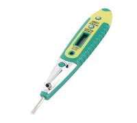 UPALDHOU Testeur de Tension, Coque Isolante, 12-250V (avec lumière) | Pointe en acier au carbone durable, Écran lumineux pour les zones sombres, Clip de suspension facile, Plusieurs options de