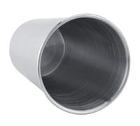 UPALDHOU Verre à Bière en Acier Inoxydable Empilable, 4.1oz Incassable | Conception gigogne compacte, diamètre de 3,46 pouces, finition satinée résistante aux empreintes digitales, café ou vin