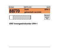 Upat Douille à filetage intérieur UPM-I 15 x 85 M 10 10 pces