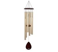 UpBlend Outdoors Carillon éolien pour extérieur, Cadeau pour Maman, Ton Profond, Cadeaux de condoléances pour la Perte d'un être Cher, décoration de terrasse, Carillon commémoratif, 96,5 cm en Bronze