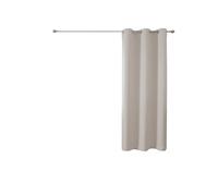 Upcortinassi Rideaux occultants ignifuges pour école, Salle de ortoir, Maison de Retraite, Beige Clair, 107 x 160 cm, 1 Panneau