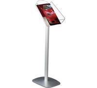 update displays : présentoir à brochures argenté, format A4