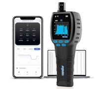 Upgraded CF-60 PP SMART Moniteur professionnel de qualité de l'air, graphiques à l'écran sur 12 heures et rapport CSV pour la maison, le bureau, le laboratoire et la prévention des moisissures