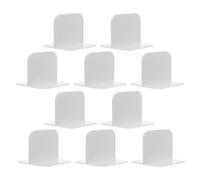UPKOCH 10 Pièces Ancre Murale Adhésive Abs Blanche pour Meuble et Étagère, Installation sans Perçage Ajustable, Sécurité Garçon et Filles à Domicile