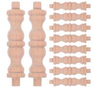 UPKOCH 10 Pièces Colonne Décorative en Bois Rustique pour Meuble Bar à Vin et Petit Meuble Cuisine, Pilier Sculpté Style Européen, Design Compact et Multifonctionnel