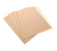 UPKOCH 100 Feuilles de Papier Naturel Résistant la Graisse pour Barbecue et Parties, Taille Pratique en Papier D'emballage Alimentaire, Lot de 100 Pièces