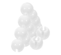 UPKOCH 12 Pièces Butées de Chaîne pour Stores Verticaux en Plastique Blanc, Accessoire de Remplacement Facile à Ajuster pour Améliorer L'apparence Visuelle des Rideaux