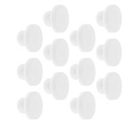 UPKOCH 12 Pièces Lot de Bouchons en Silicone Blanc Résistants la Chaleur la Corrosion Chimique pour Salière, Poivrière et Tuyaux, Adaptés à Divers Usages Cuisine