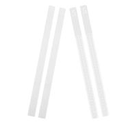 UPKOCH 2 Paires De Bandes De Pâte À Mesurer 3Mm 5Mm Règle De Cuisson Acrylique Antiadhésive Guides De Rouleau À Pâtisserie pour Nouilles Biscuits Fondants Cuisson