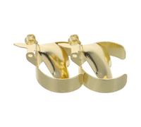 UPKOCH 2 Pièces Petit Éteignoir à Bougie Cœur en Métal | Design Délicat Décoratif, pour Jar Candles et Tea Light Candles, Couleur Or, Accessoire Compact