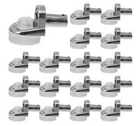 UPKOCH 20Pcs Clips Pour Étagères Supports Pour Étagères De Placard De Bibliothèque Chevilles Pour Vitrine Avec Installation Facile Alliage De Zinc