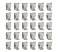 UPKOCH 30 Pièces Clip de Câble Photovoltaïque en Acier Inoxydable Bords sans Bavure et Protection Anti-oxydation pour Fixation Stable et Solide des Câbles Solaires