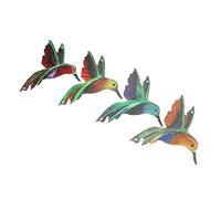 UPKOCH 4 Pièces Décoration Oiseau En Fer Pendentif Mural Pour Maison Ornement Suspendu Fer Pour Intérieur Et Extérieur