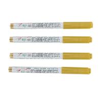 UPKOCH 4 Pièces Marqueur de Peinture Doré pour Pierre Tombale, Pointe Fine | Plastique Léger, Prise Antidérapante, Usage Extérieur sous Pluie, Bois et Ornements Céramiques