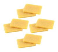UPKOCH 8 Pièces Gomme à Colle Ronde en Caoutchouc Jaune, Nettoyant
