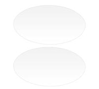 UPKOCH Autocollants Miroirs Adhésifs Ovales 27X17 Cm Lot De 2 Stickers Muraux 3D En Acrylique Pour Décoration Intérieure Chambre Salon Salle De Bain