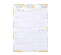 UPKOCH Bloc-notes Sûr à Utiliser Magnétique Papier Aimanté pour Réfrigérateur pour Liste de Courses et Planning sur Surface Métallique